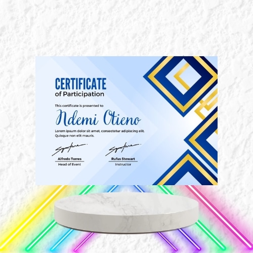 Custom Certificates Prtinting